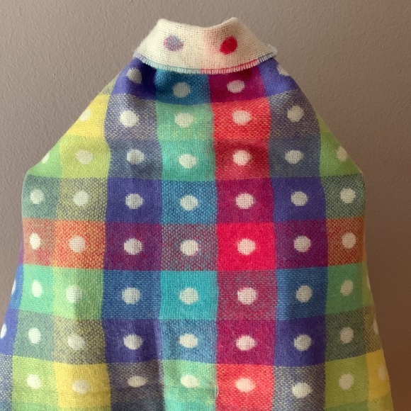 📍FIRM📍100% Lambswool Scarf Wrap Vintage - Picture 8 of 16